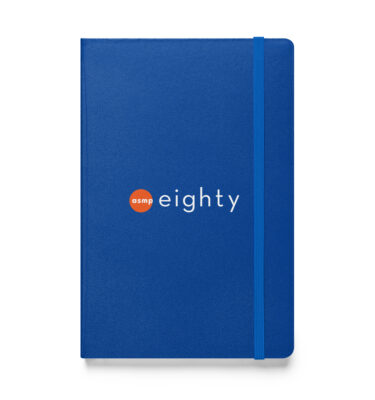 ASMP 80th Anniversary Hardcover Bound Notebook